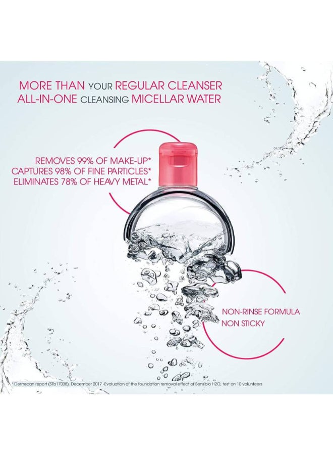 Bioderma 2-Piece Sensibio H2O Make Up Remover Set Clear - Image 5