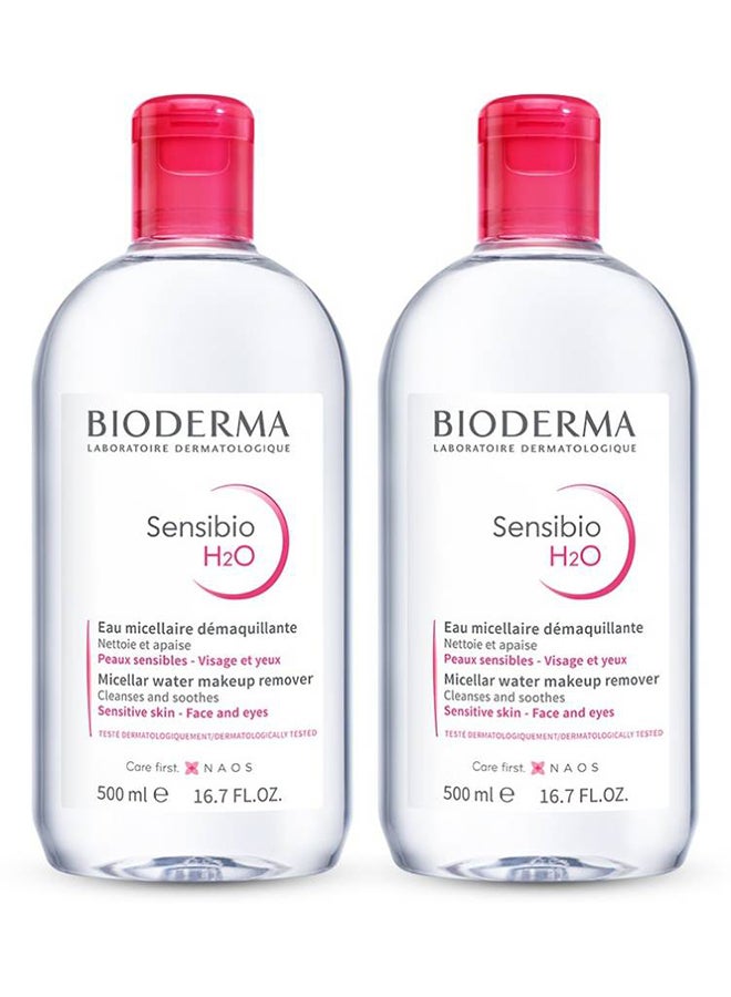 Bioderma 2-Piece Sensibio H2O Make Up Remover Set Clear - Image 1