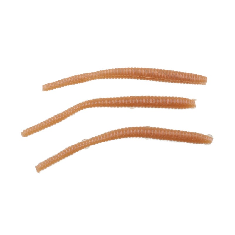 Berkley PowerBait Power Floating Trout Worm Fishing Bait, Natural, 3in | 8cm, Irresistible Scent & Flavor, Realistic Worm Profile, Ideal for Trout and More - Image 1