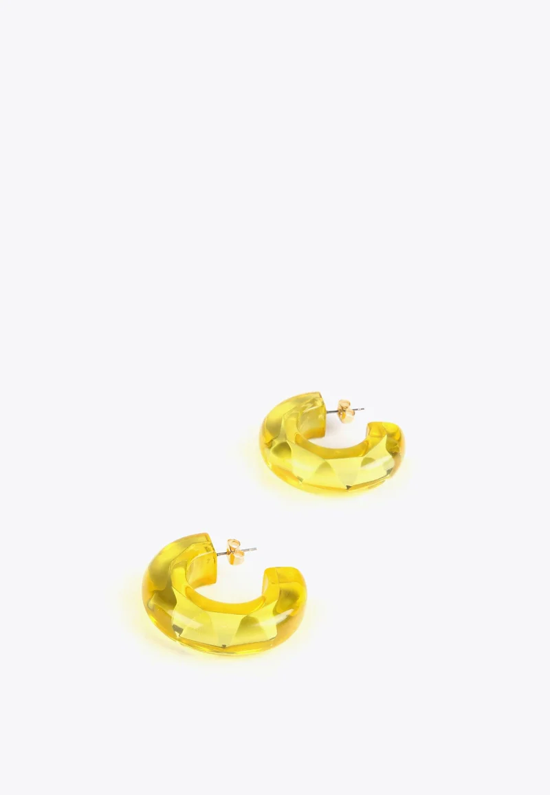 لولا كساديمونت أقراط دائرية سميكة