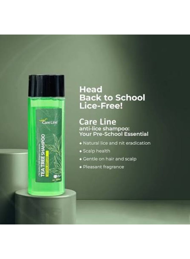 Careline Tea Tree Shampoo Natural Anti Lice 100 ml - Image 3