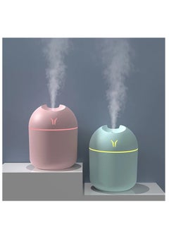 ماركة غير محددة مرطب هواء برذاذ بارد للسيارة ملون بمنفذ Usb موزع إضاءة Led صغير  - Image 2