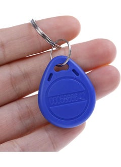 Rubik 125Khz Rfid Key Tags, Fixed Unique Number Em4100 Tk4100 Chip Non-Writeable Proximity Key Chain For Access Control Systems Time Attendance Parking (30 Keychain, Blue)  - Image 3