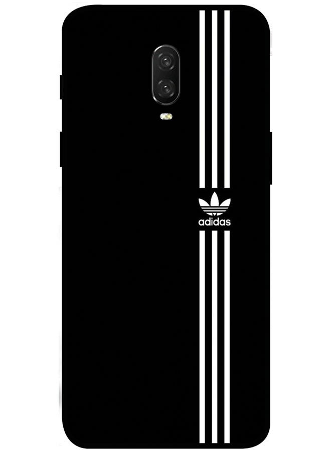 EYE CATCH Protective Case Cover For OnePlus 6T Smart Series Printed Protective Case Cover for OnePlus 6T Adidas Logo - Image 1