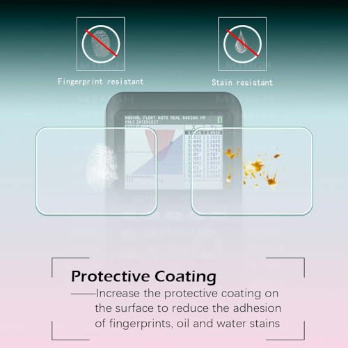 MTHGH Screen Protector for Texas Instruments TI-84 Plus Ce Graphing Calculator [2 Pcs], MTHGH Tempered Glass 9H Hardness Sensitive Touch Bubble Free Film Ultra-Thin Protective Cover - Image 5