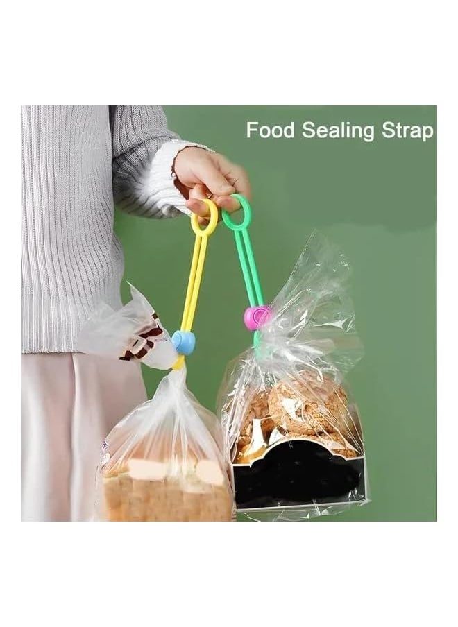 ZUOMIDIE Multi-Purpose Sealer,Reusable Zip Ties,Cable Ties, Detachable Sealing Ties For Sealing Food Bags And Organizing Wires, Bag Clips Food Clips,Cord Organizer,Bag Clips Food Clips (12Pcs)  - Image 4