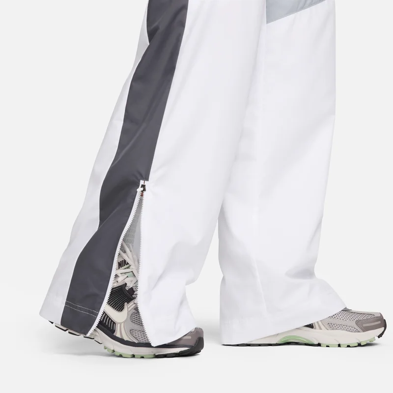 Nike white and grey Women's Sportswear High-Waisted Trousers for Women | Best Price UAE