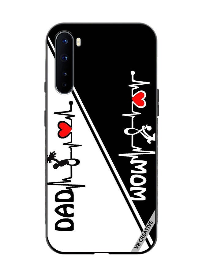 VR CREATIVE Protective Case Cover For OnePlus Nord Mom Dad Design Multicolour - Image 1