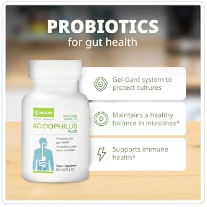 NeoLife Acidophilus Plus Probiotic - 5 Billion CFU, Digestive & Gut Health, Broad Spectrum Formula, Probiotics for Men & Women (Single) - Image 2
