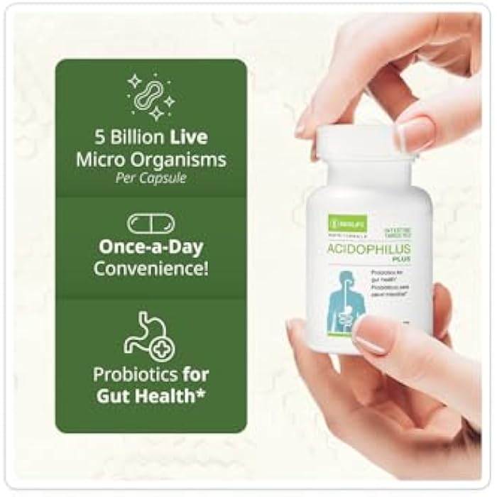 NeoLife Acidophilus Plus Probiotic - 5 Billion CFU, Digestive & Gut Health, Broad Spectrum Formula, Probiotics for Men & Women (Single) - Image 3