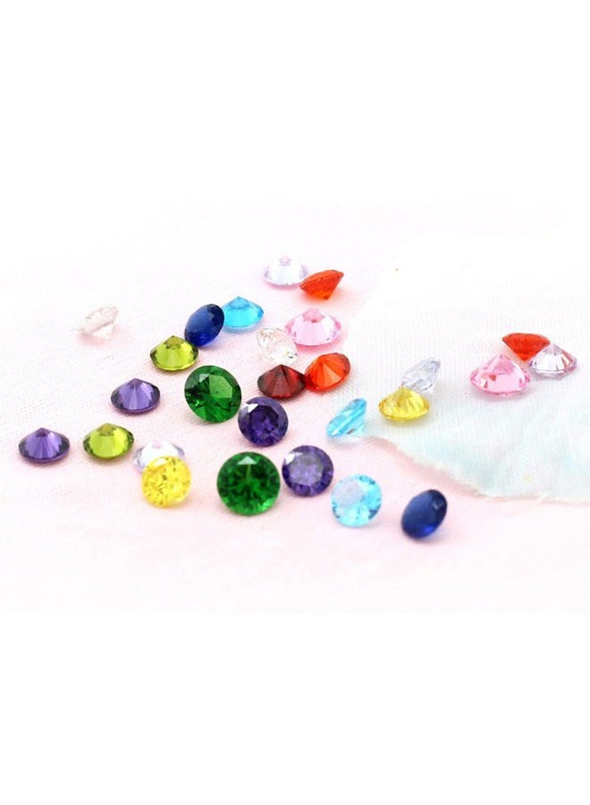 Beffy Birthstone Charms - 96Pcs 5mm Birthday Crystal Charms for Glass Living Floating Memory Locket Bracelet Pendant Necklace - Image 4