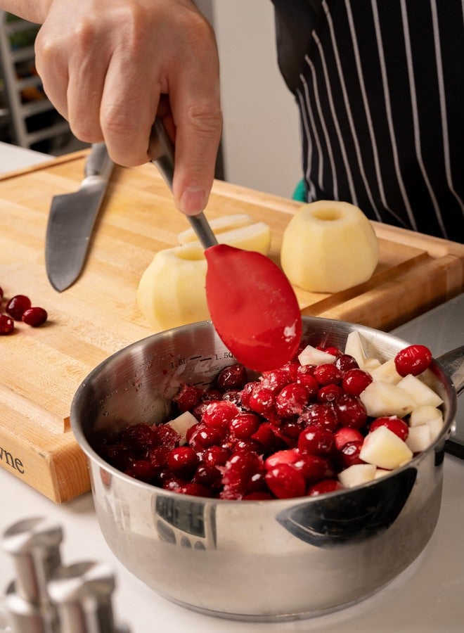 Cuisipro PICCOLO 8" Silicone Spoon, Red - Image 3