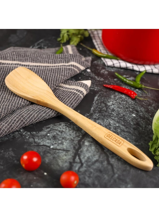 DELCASA Delcasa DC3160 Bamboo Serving Spoon, Brown - Image 3