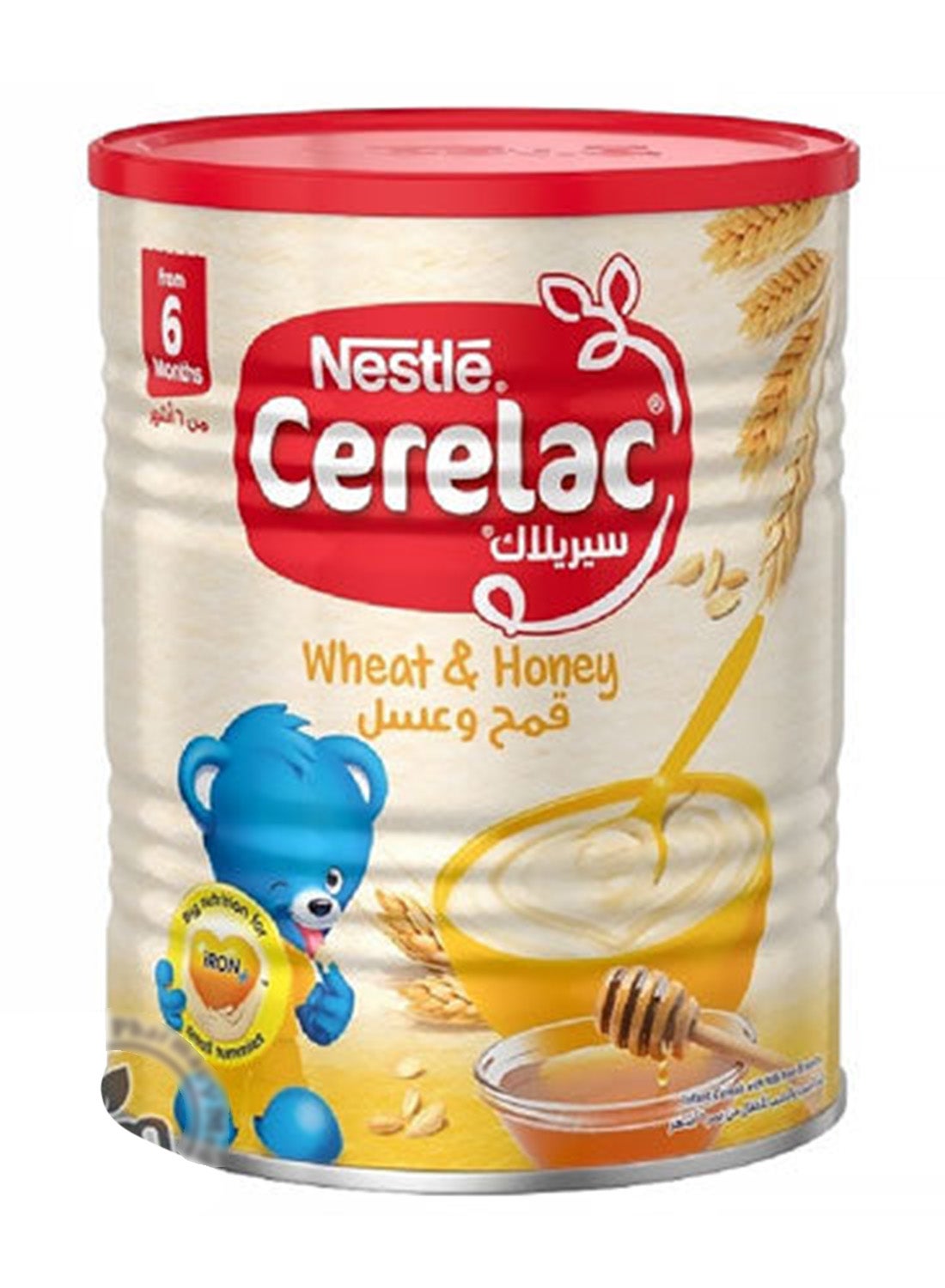 Nestle Cerelac Porridge in Wheat and Honey Flavor (400g Tin)