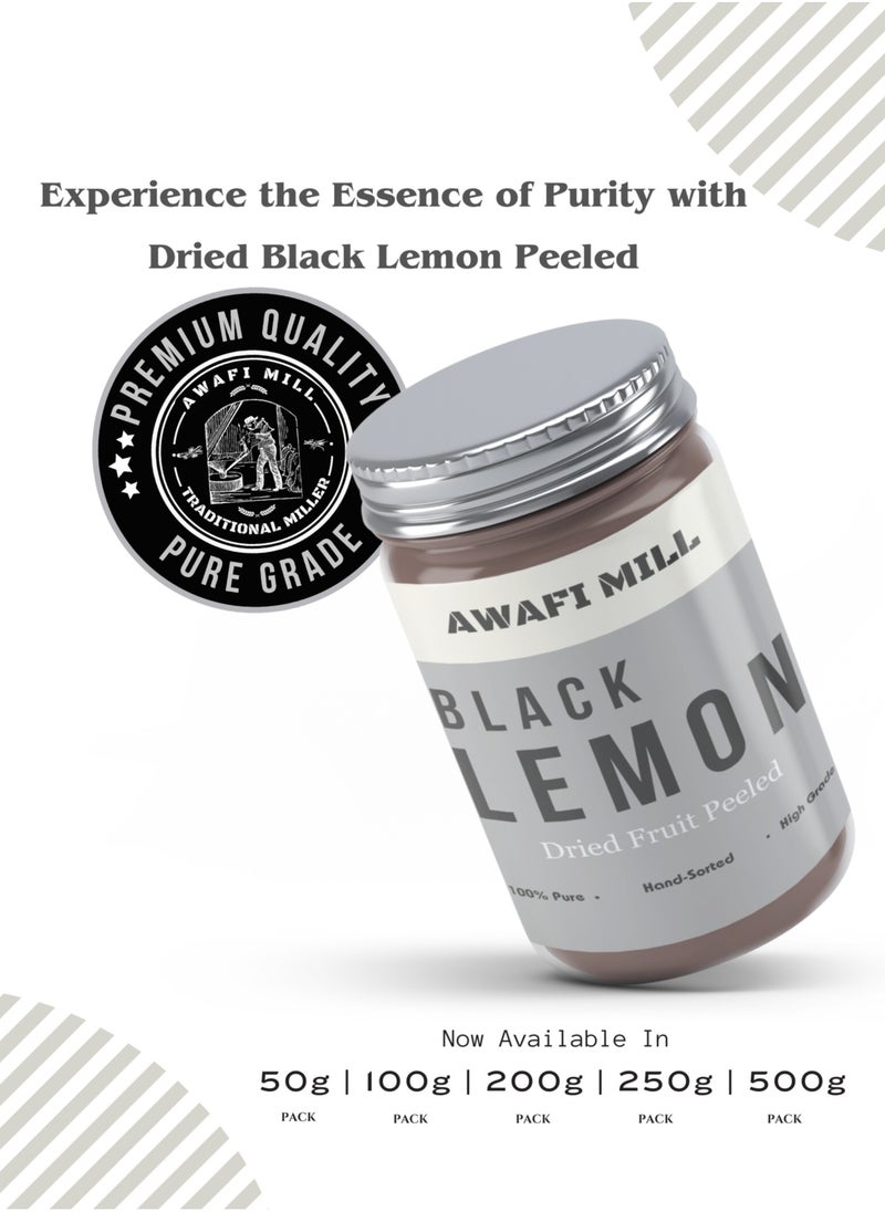 Awafi Mill Dried Black Lemon Peeled | Zesty and Tangy Citrus for Culinary Excellence  - Image 4
