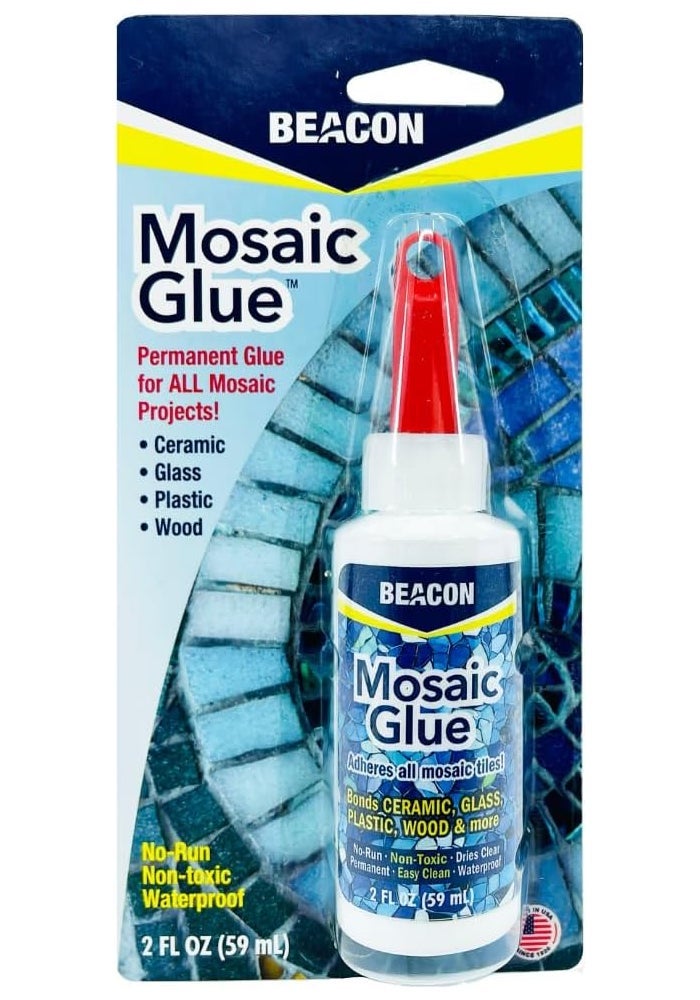 Beacon Mosaic Glue 59 ml - Strong Adhesive for Plastic, Porcelain, Glass & Metal - Image 2