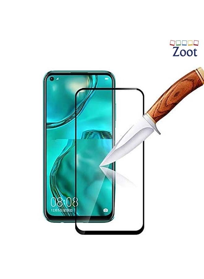 shAyzee 9H Hardness Tempered Glass Screen Guard Compatible For Huawei Nova 7i Black - Image 2