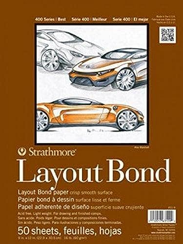 Strathmore (411-9 400 Series Layout Bond Pad,White , 9"x12", 50 Sheets - Image 5