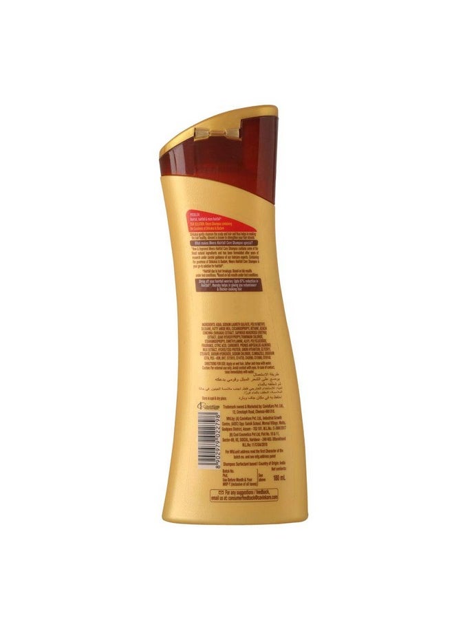 MEERA Hairfall Care Shampoo, Goodness Of Badam & Shikakai, For Strong & Healthy Hair, For Men And Women, Paraben Free, 180 Ml  - Image 2