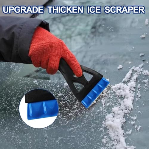 CYDZSW Snow Brush and Ice Scrapers for Car Windshield,Ice Scraper for Freezer,35" Extendable Snow Scraper,Detachable Snow Removal Tool with Ergonomic Foam Grip for Car SUV and Truck (Blue) - Image 4