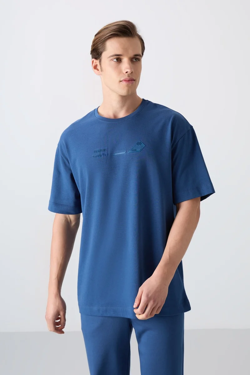 Tommy Life Parliament Cotton Thick Soft Texture Oversize Fit Printed Men's T-Shirt - 88330