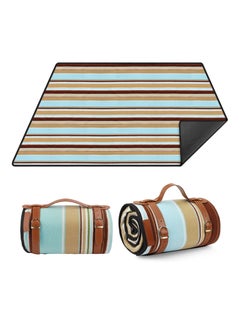 KASTWAVE Outdoor Picnic Mat, Versatile Waterproof Outdoor Blanket - Extra Large Beach Mat, Sand-Free and foldable, with Carry Strap | Portable Camping and Park Blanket for Grass, Hiking, Travel, and Concerts  - Image 1