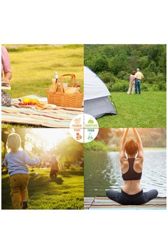 KASTWAVE Outdoor Picnic Mat, Versatile Waterproof Outdoor Blanket - Extra Large Beach Mat, Sand-Free and foldable, with Carry Strap | Portable Camping and Park Blanket for Grass, Hiking, Travel, and Concerts  - Image 3