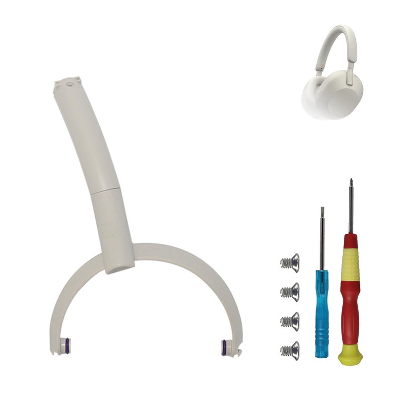 Adhiper WH1000XM5 Swivel Hinge Replacement Headband Hanger Bracket Parts Accessories Repair Kit for Sony WH1000XM5 Headphone SilverLeft - Image 2