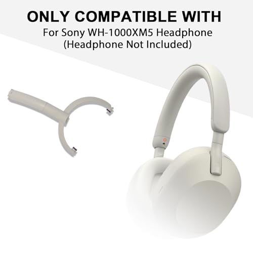Adhiper WH1000XM5 Swivel Hinge Replacement Headband Hanger Bracket Parts Accessories Repair Kit for Sony WH1000XM5 Headphone SilverLeft - Image 3