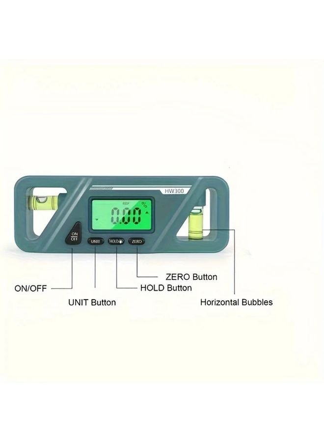 GOXAWEE Digital Angle Meter Magnetic Base ABS Material Backlight LCD Display Slope Conversion - Image 1