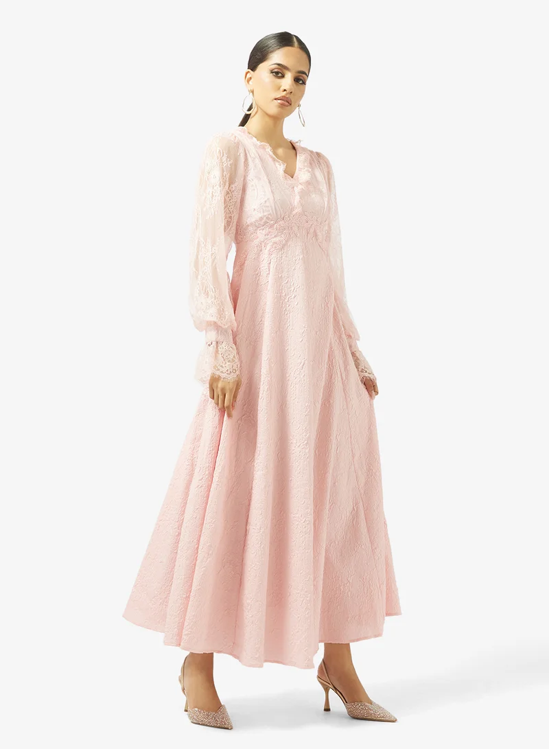 Khizana  Lace A-line Dress for Women | Best Price UAE