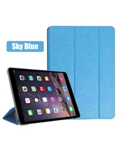 Smart bag  leather, sky blue  with a smart feature  for the iPad  MINI 1/2/3