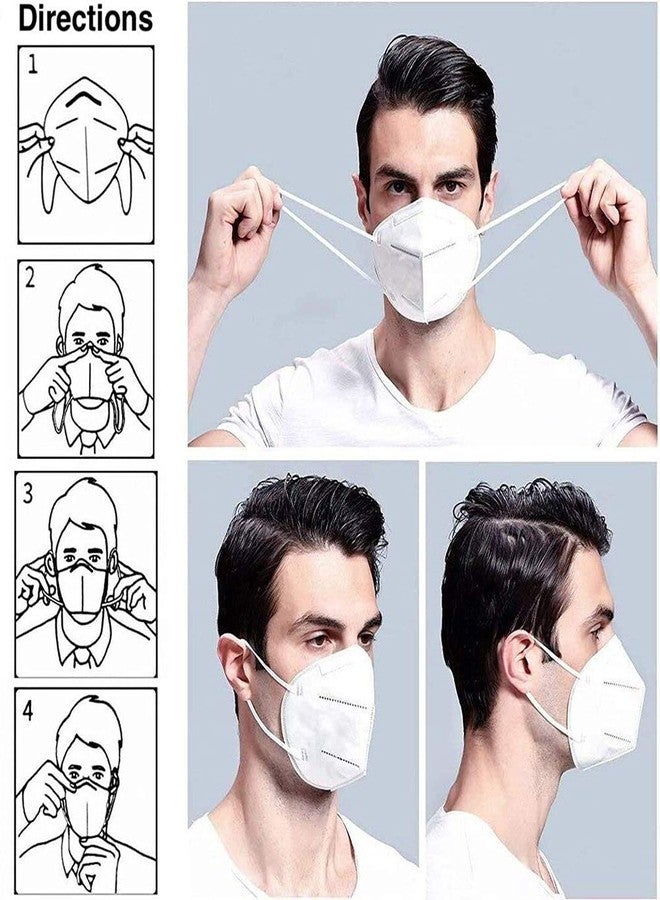 قناع وجه GreatDio N95 متعدد الألوان، قابل لإعادة الاستخدام والغسل، حاصل على شهادتي CE وISO لحماية الوجه من رذاذ الفم والغبار والتلوث، عبوة من 20 قناعًا - Image 3