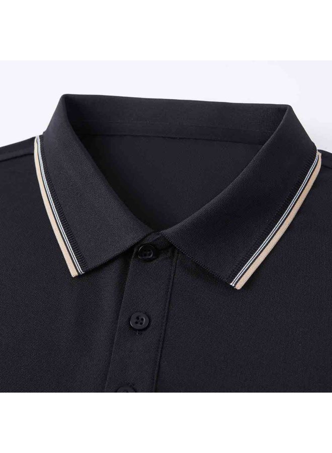 Tucano men's Polo Shirt Short Sleeve Summer Business Casual Turn-down Collar Top For Middle-aged & Elderly Fathers - Image 3