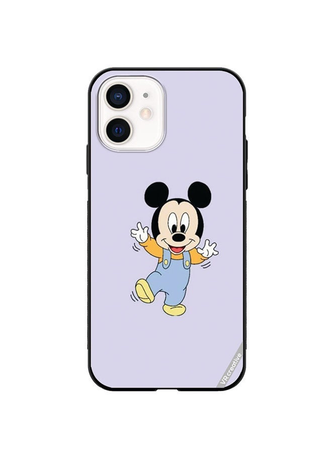 VR CREATIVE Protective Case Cover For Apple iPhone 12 mini Mickey Mouse Design Multicolour - Image 1