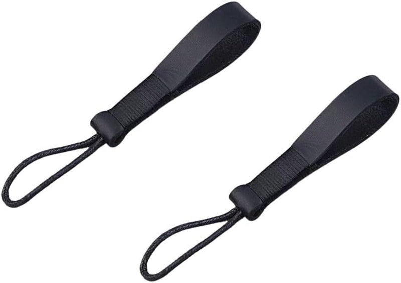DraCra 2 Pack Fob Lanyard Car Keychain Cowhide Leather Non-metallic Key Strap String Handmade Pendant Chain Loop Ring for Car Keys Bag Case Cover Holder - Image 4