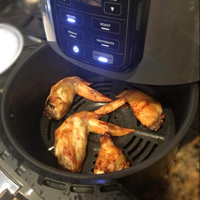 Croask Air Fryer Replacement Crisper Plate For Ninja AF100 to AF150,Grill Pan for Ninja FD401 Foodi OP300 to OP500 Crisper Plate,Air fryer Accessories,Non-Stick - Image 5