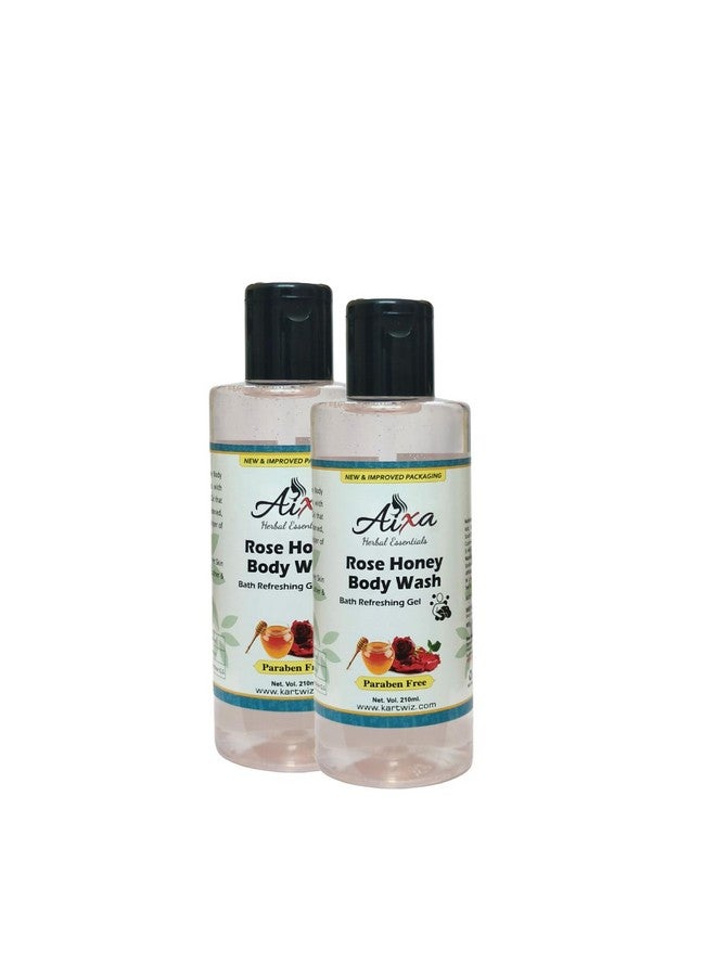 Khadi Herbal Herbigiri Herbal Rose and Honey Soothing Body Wash (420 ml) - Image 1