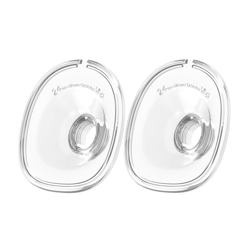 Gowing Wearable Breast Pump Accessories Replacement Parts Flange 24mm Compatible with MOMMED S21 S18 - Image 1