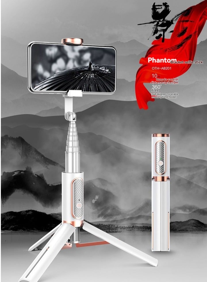 M MIAOYAN Bluetooth Selfie Stick, All-in-One Desktop Phone Live Streaming Tripod, Mini Portable Aluminum Alloy Phone Selfie Stick. - Image 2