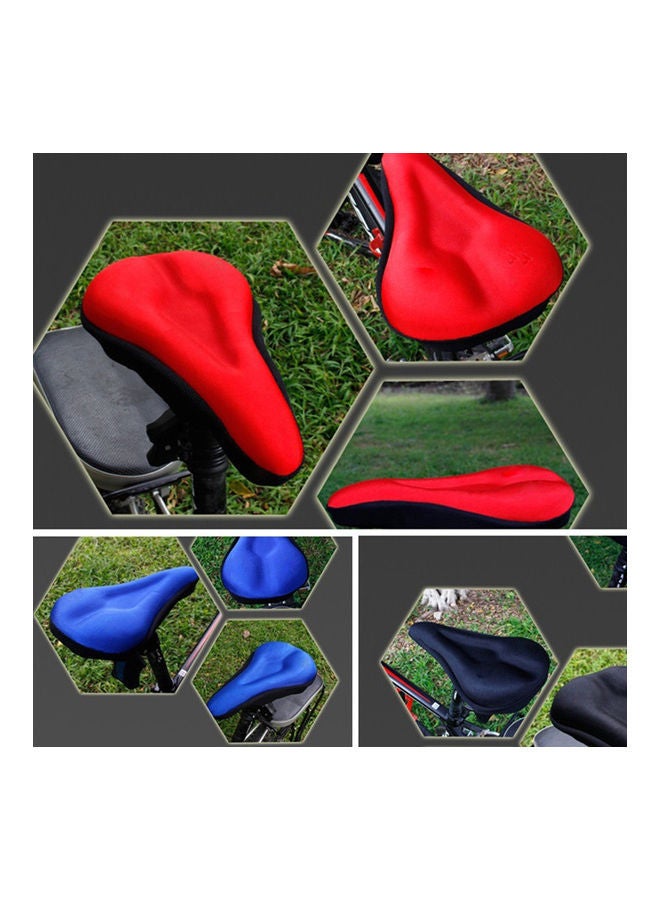 نيبمينينت غطاء وسادة للدراجة مصنوع من السيليكون، باللون الأحمر - Image 3