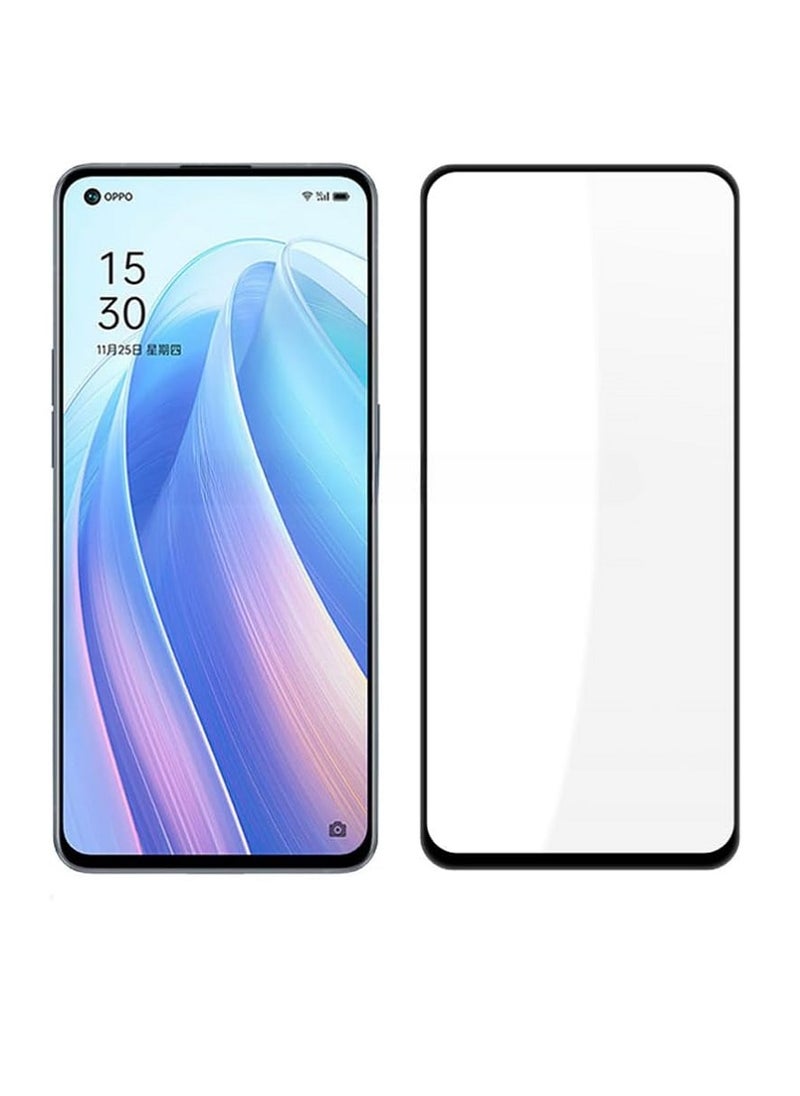 Super Tempered Glass Screen Protector 5D Designed For Oppo Reno7 SE Full Glue Edge to Edge Full Screen Coverage And Bubble Free - Image 1