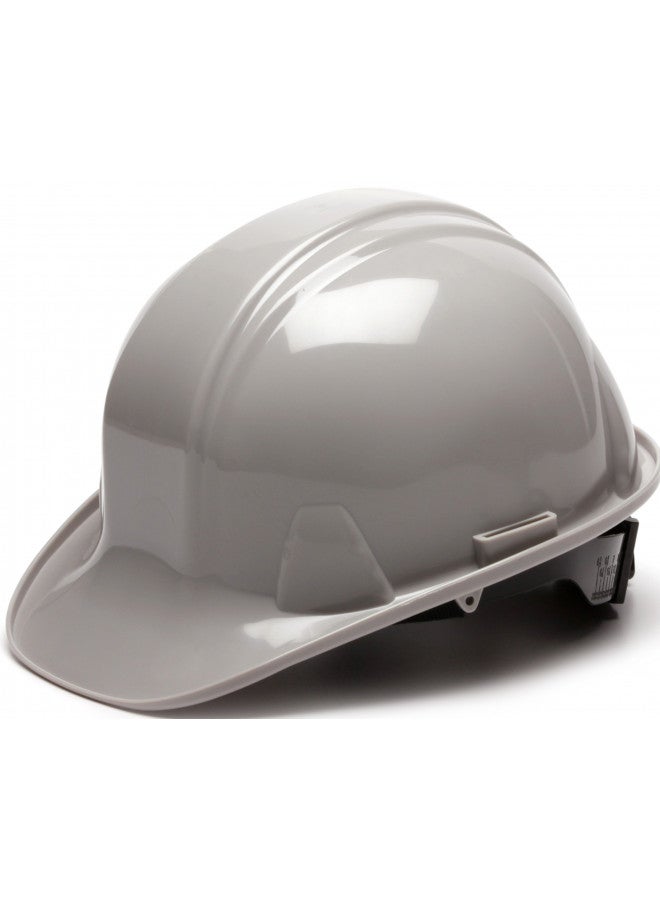 Pyramex Safety Products HP14112 Sl Series 4 Pt. Ratchet Suspension Hard Hat, Gray