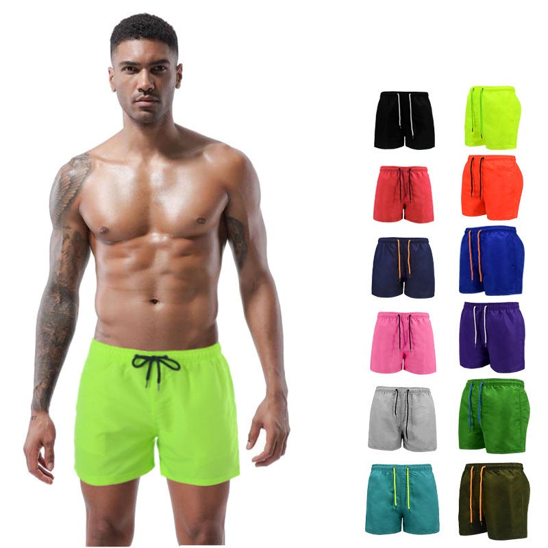 2022 New Men'S Beach Pants Sports Casual Shorts With Inner Mesh Three Pants Big Shorts Fashion Shorts Men And Women - Image 3