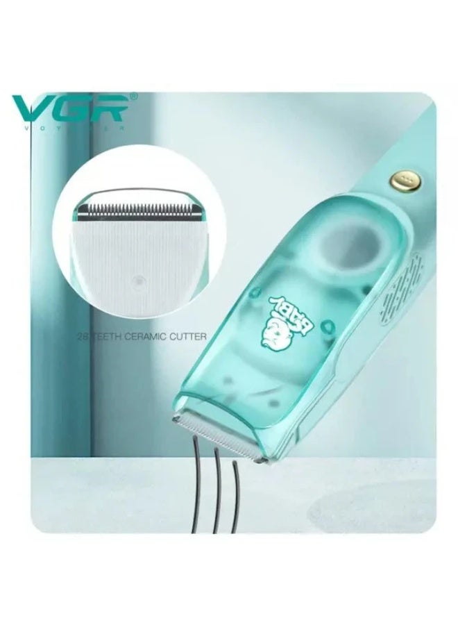 VGR V-151 Baby Vacuum Hair Clipper, Green - Image 5