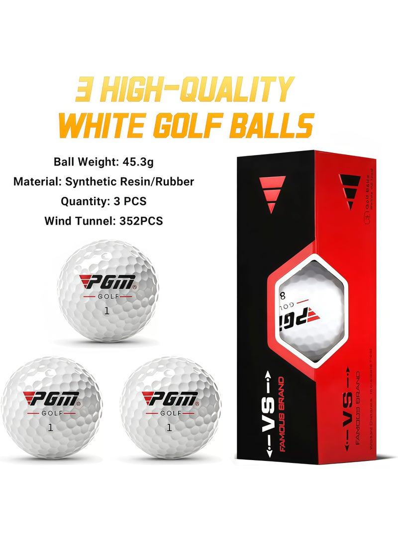 Panda Sports 3 Pack Golf Ball，Series Boxed Golf Gift Balls, 1 Boxes (3 Balls Per Box), Boxed Tournament Golf Balls, Gift Golf Balls, Premium Standard Golf Balls for Distance and Straighter Shots, Three-Piece Golf Ball Designed for Advanced Golfers, Standard Golf Accessories for Adults - Image 5
