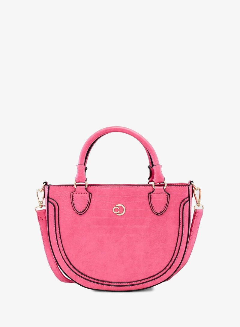 CAPRESE-NICOLE SATCHEL SMALL FLAMINGO - Image 1
