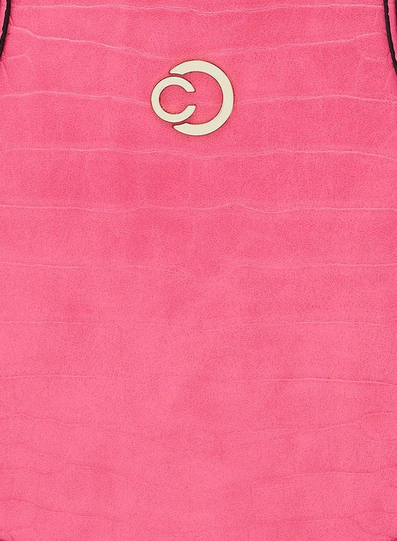 CAPRESE-NICOLE SATCHEL SMALL FLAMINGO - Image 5