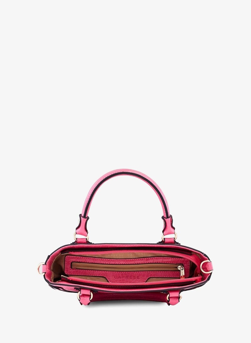 CAPRESE-NICOLE SATCHEL SMALL FLAMINGO - Image 4