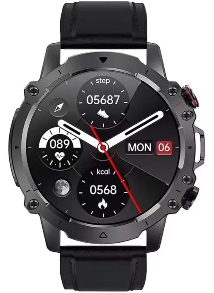 Smartbarry CY02 5G Smartwatch with SIM Card, Camera & Dual Straps – Rugged Outdoor Round Dial Watch - Image 1